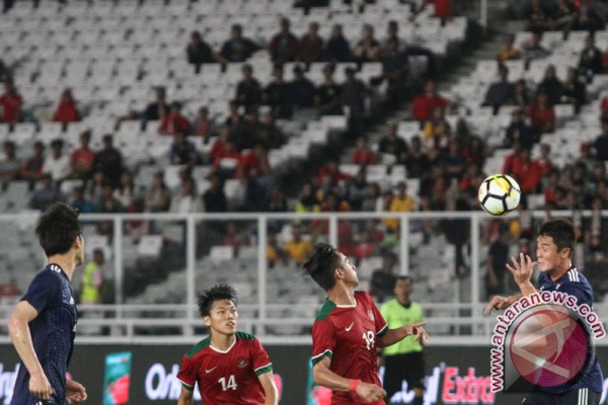 Timnas U-19 Indonesia ditundukkan Jepang 1-4