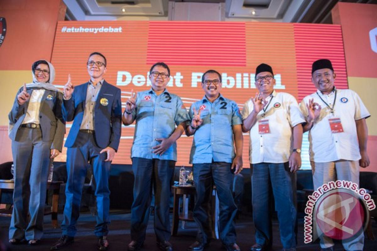 Debat pertama Pilkada Kota Bandung untuk mengenal sosok