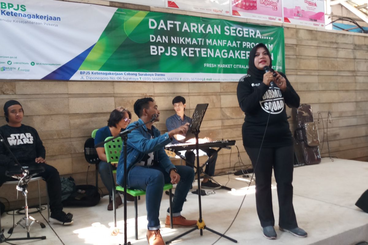 BPJS Surabaya Darmo bidik kepesertaan pedagang pasar