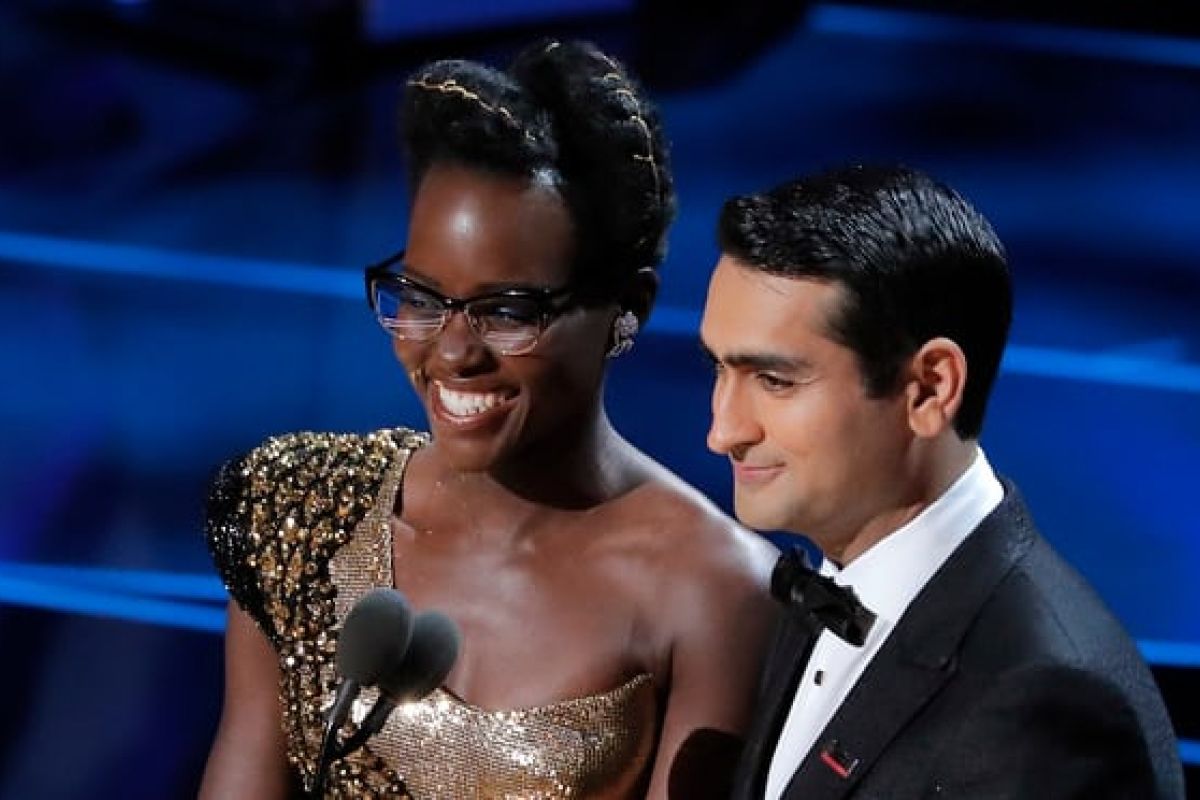 Lupita Nyong'o dan Kumail Nanjiani bicara untuk imigran di Oscar