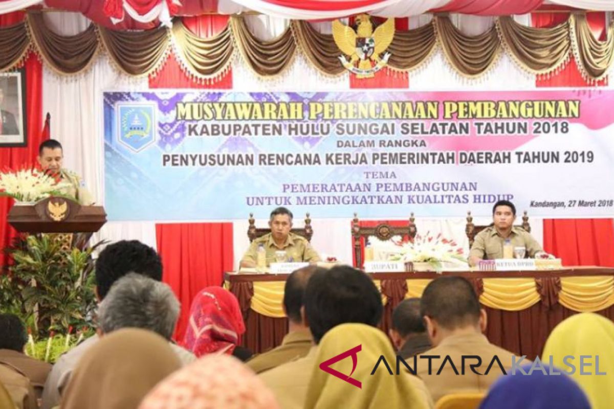 Musrenbang Kabupaten HSS Prioritaskan Pembangunan Pelayanan Dasar