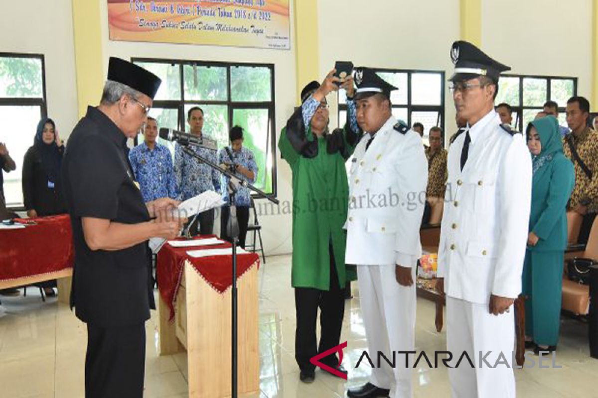 Bupati Banjar Kembali Lantik Pembakal