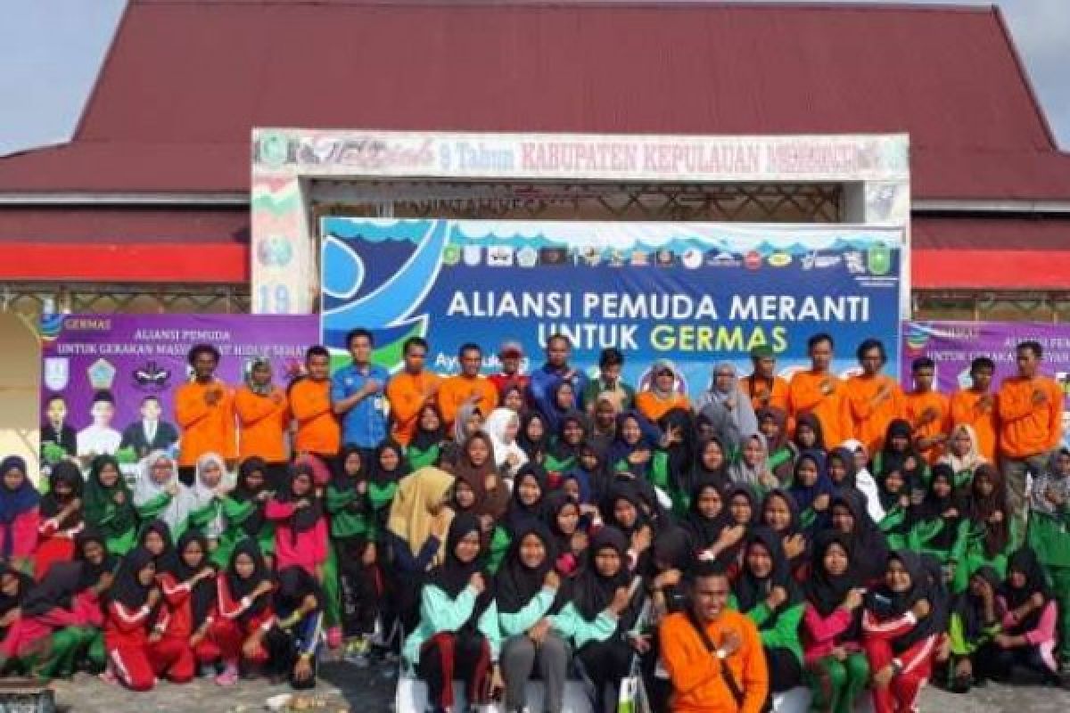 6 Organisasi Pemuda Deklarasikan Dukung Germas di Kepulauan Meranti