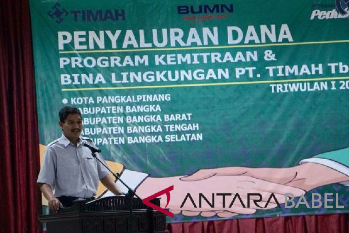 PT Timah salurkan bantuan Bina Lingkungan Rp499,465 juta