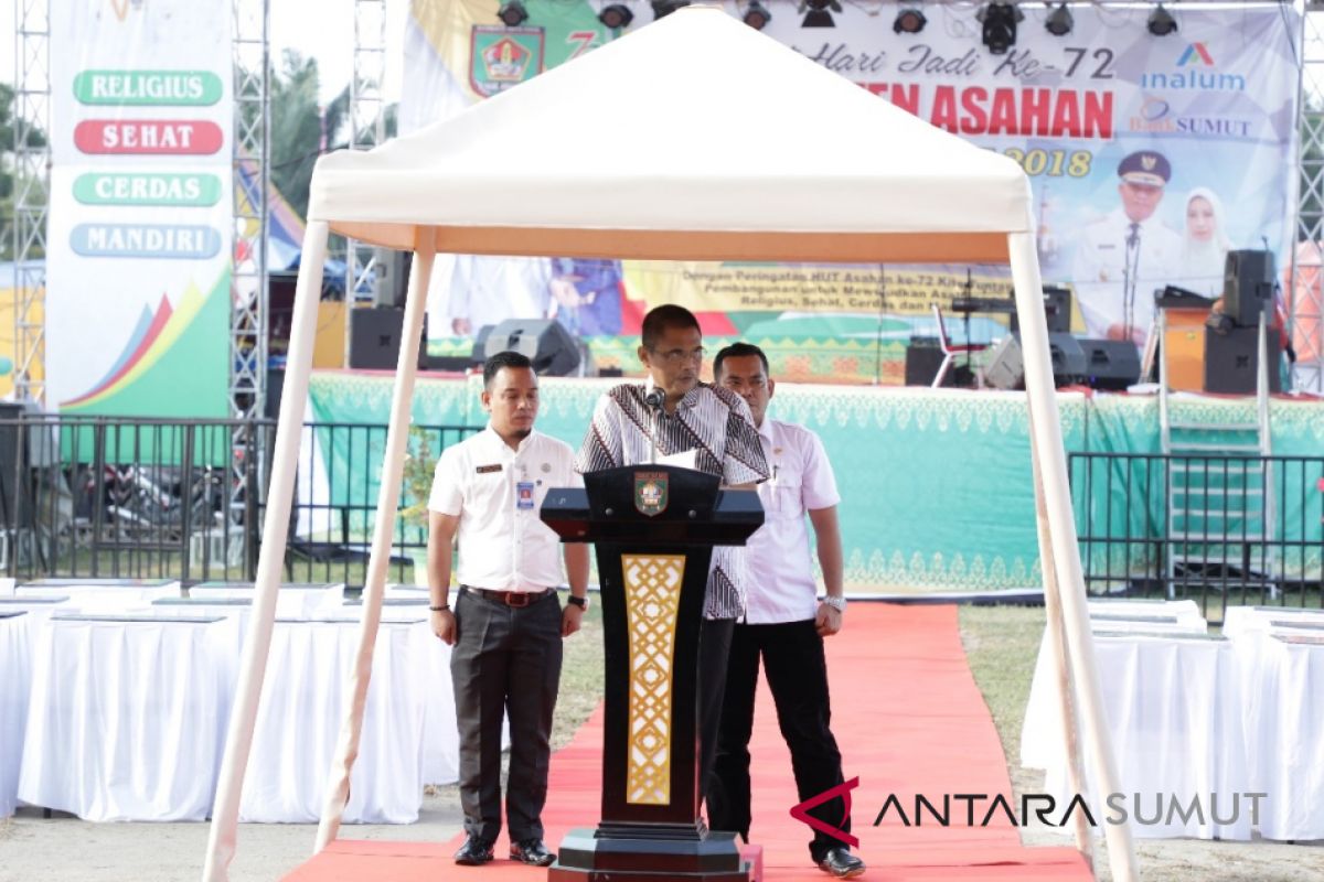 Bupati Asahan secara resmi menutuap Asahan Expo 2018