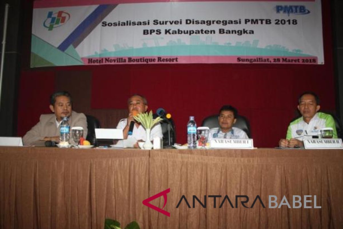 BPS Bangka bakal survei disagregasi PMTB