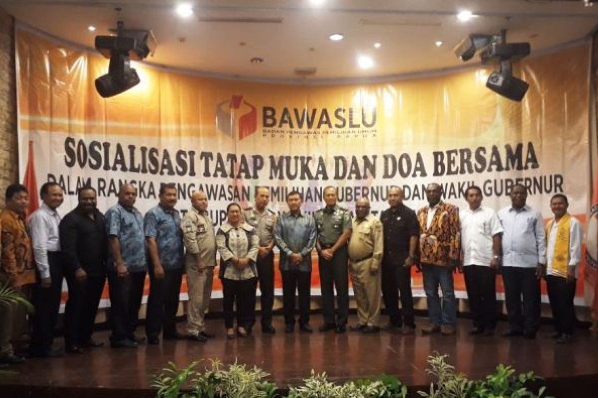 Bawaslu Papua gelar sosialisasi dan doa bersama