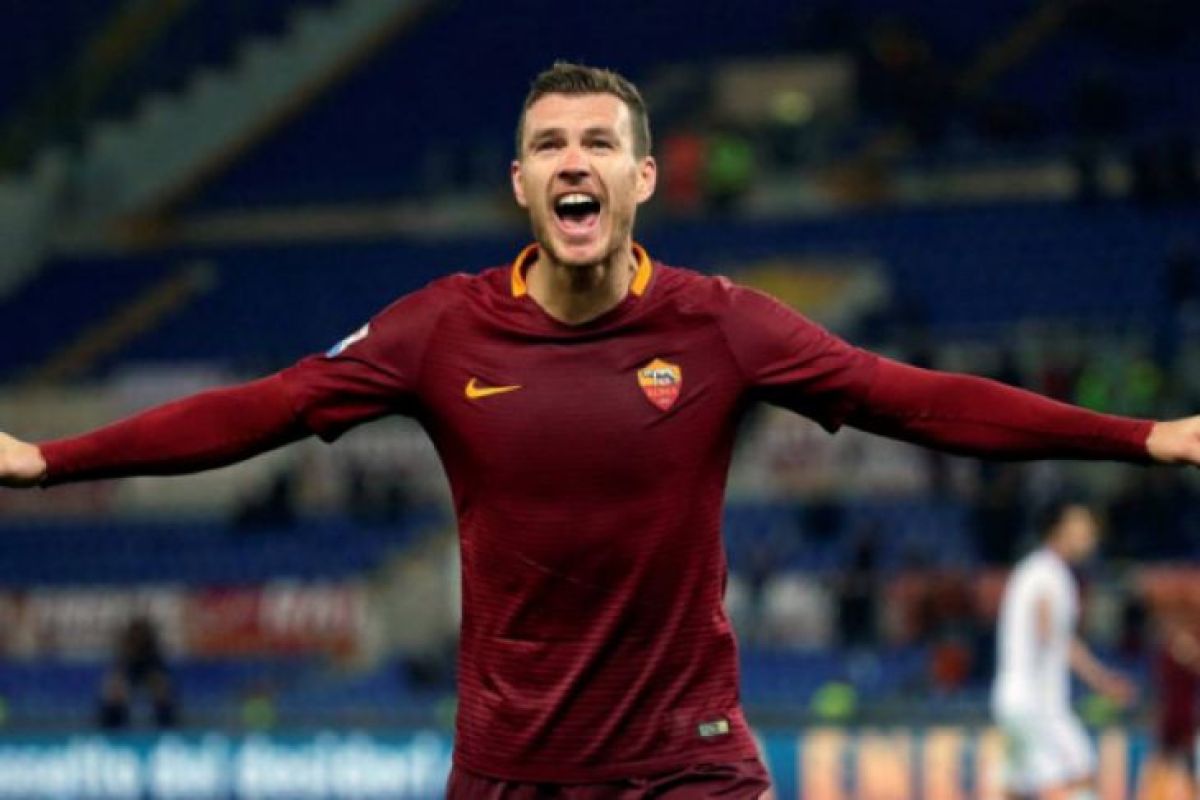 Roma ke perempat final Liga Champions berkat gol Dzeko