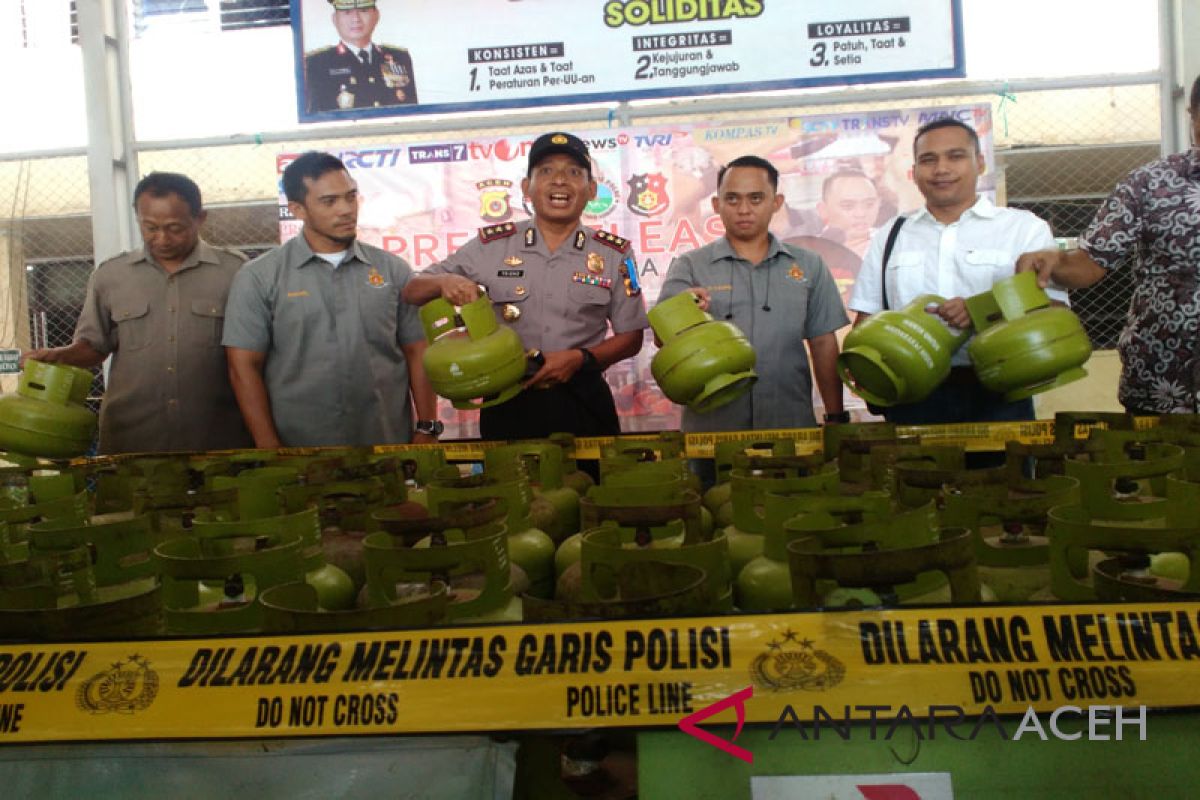 Penjual elpiji subsidi ditangkap polisi