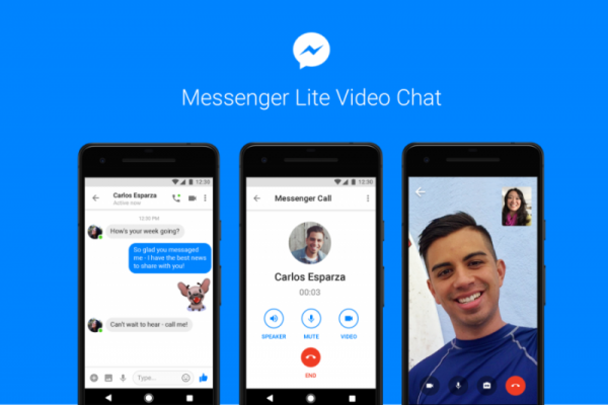 Cara pakai panggilan video Facebook Messenger Lite