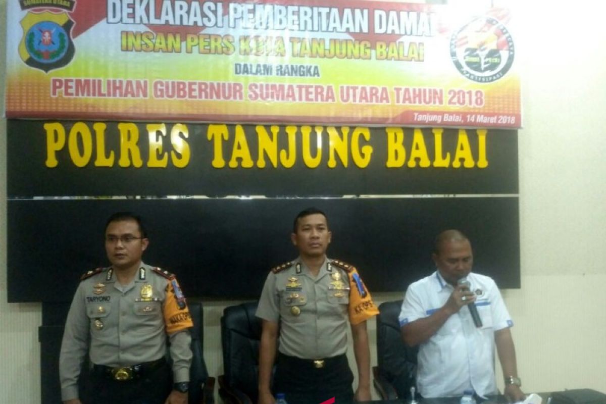 Polres-wartawan deklarasi anti hoak