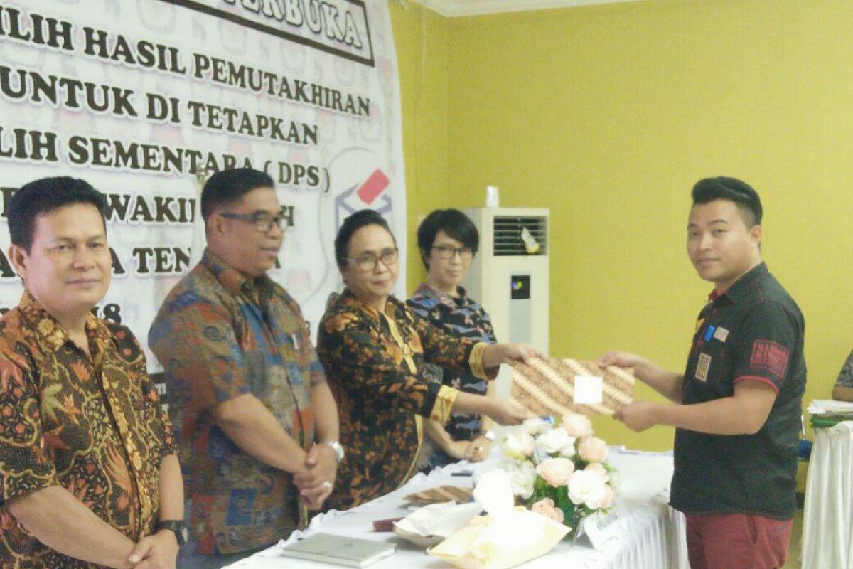 KPU Minahasa Tenggara tetapkan DPS Pilkada