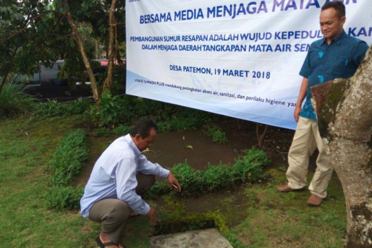 Desa Patemon kaya air berkat sumur resapan