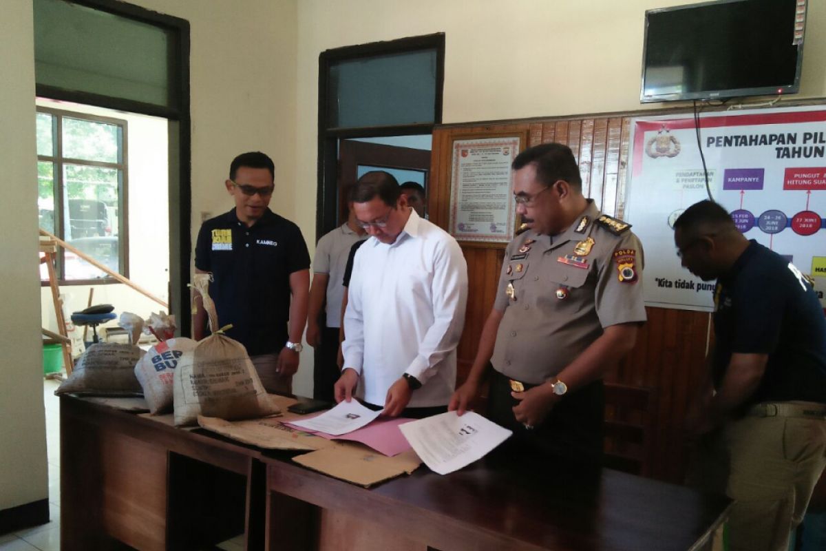 Polres SBB tahan lima tersangka kasus cinnabar