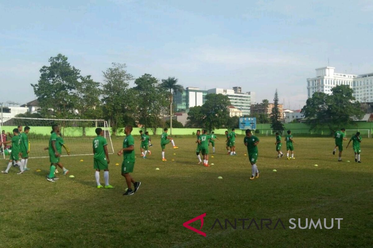 PSMS bawa 18 pemain hadapi Mitra Kukar