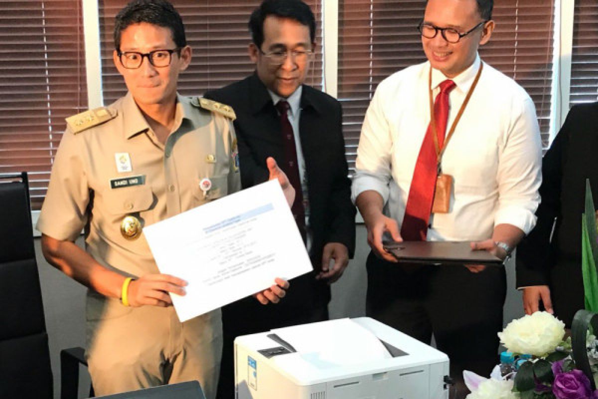 Sandiaga laporkan SPT 2017 menggunakan e-filling