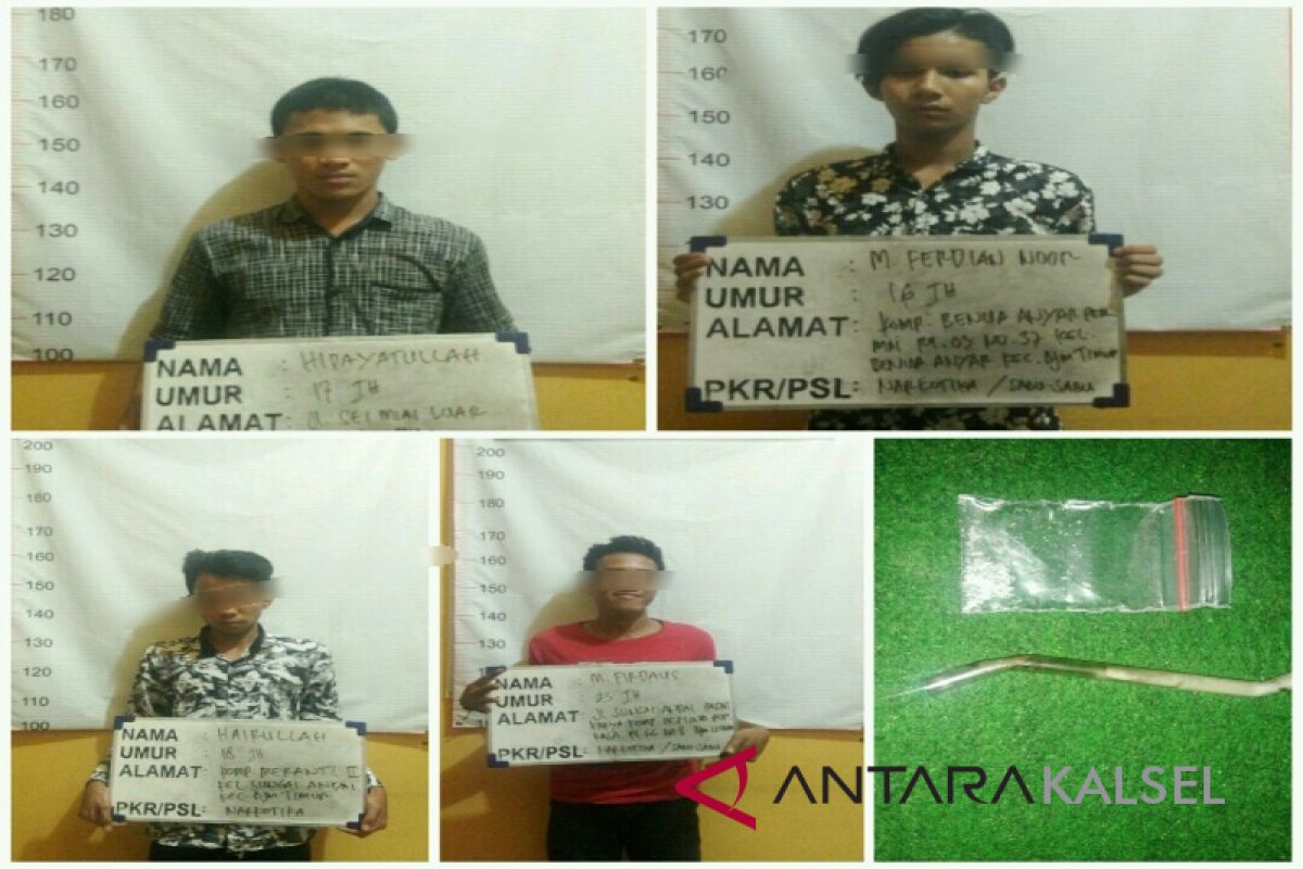 Bhabinkamtibmas Gerebek Pemuda Pesta Sabu-Sabu