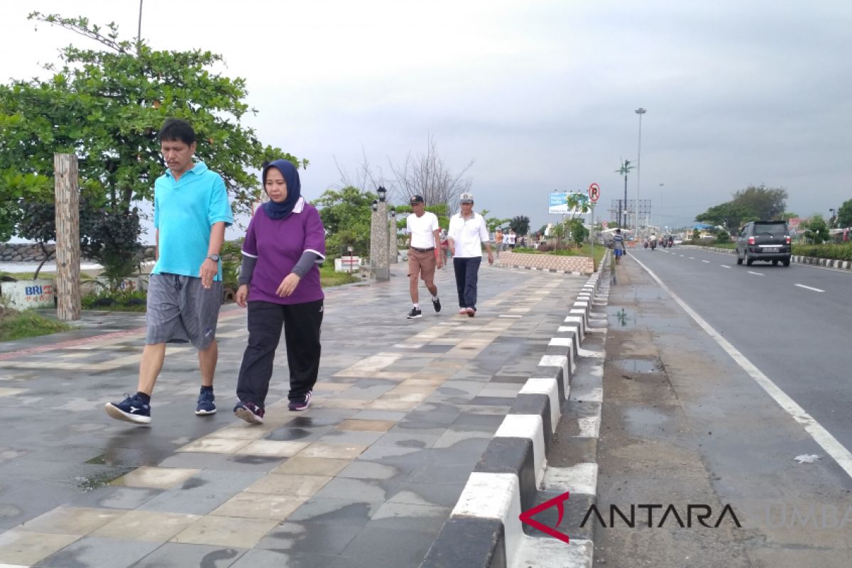 Sensasi baru rekreasi sambil olahraga di Pedestrian Pantai Padang