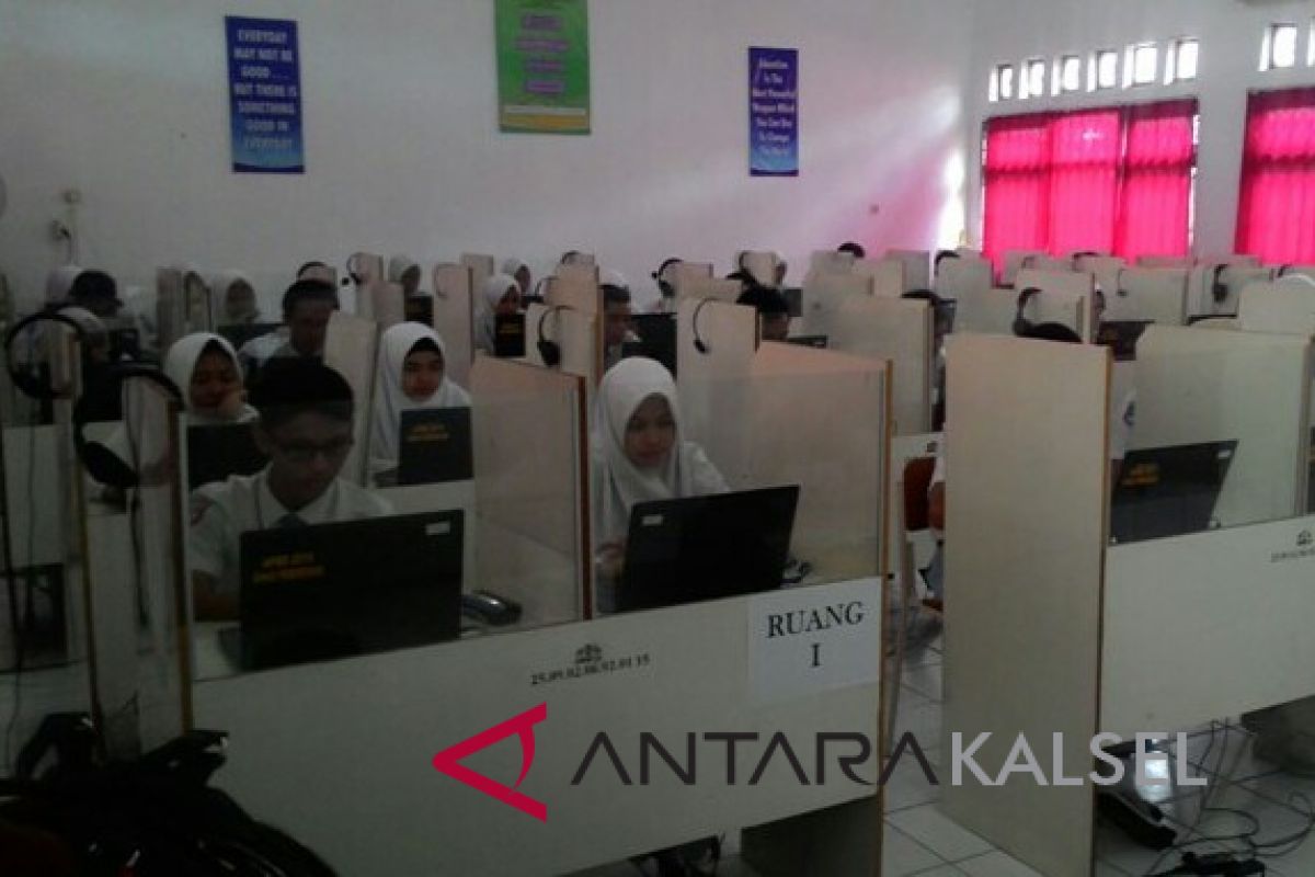 Sekolah swasta Kalsel UNBK sendiri pada 2019