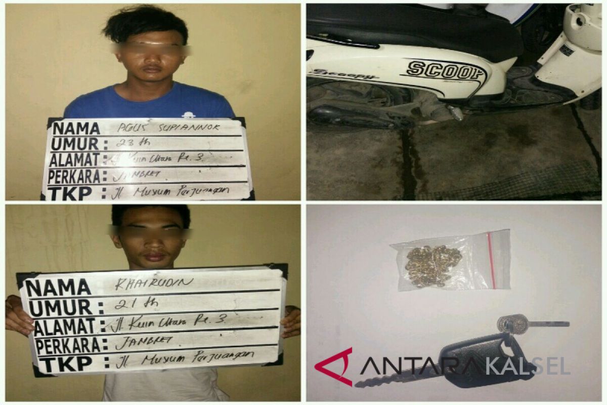 Warga Dan Polisi Berhasil Amankan Pelaku Jambret