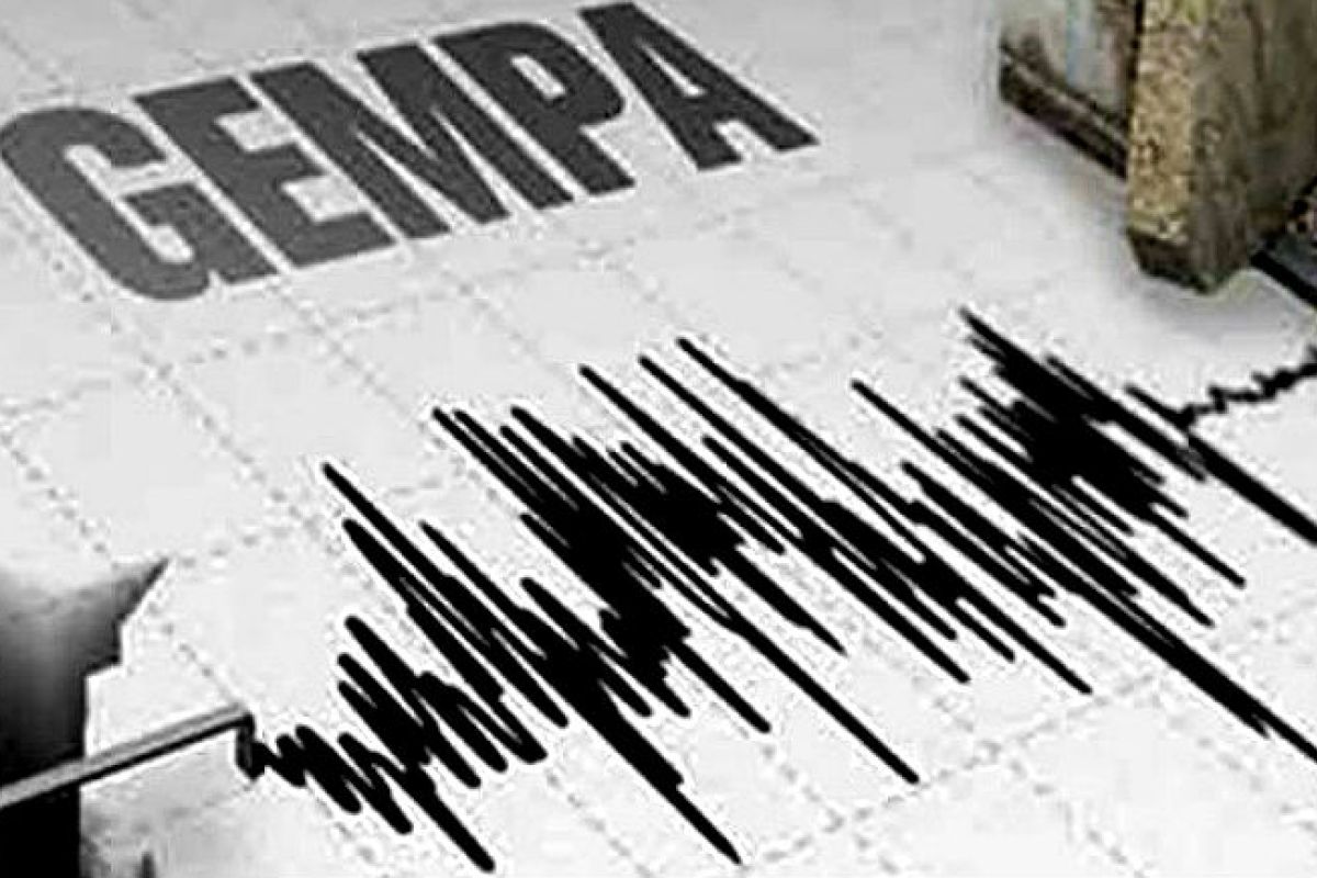 Gempa 5,2 sr guncang  Kota Gunungsitoli