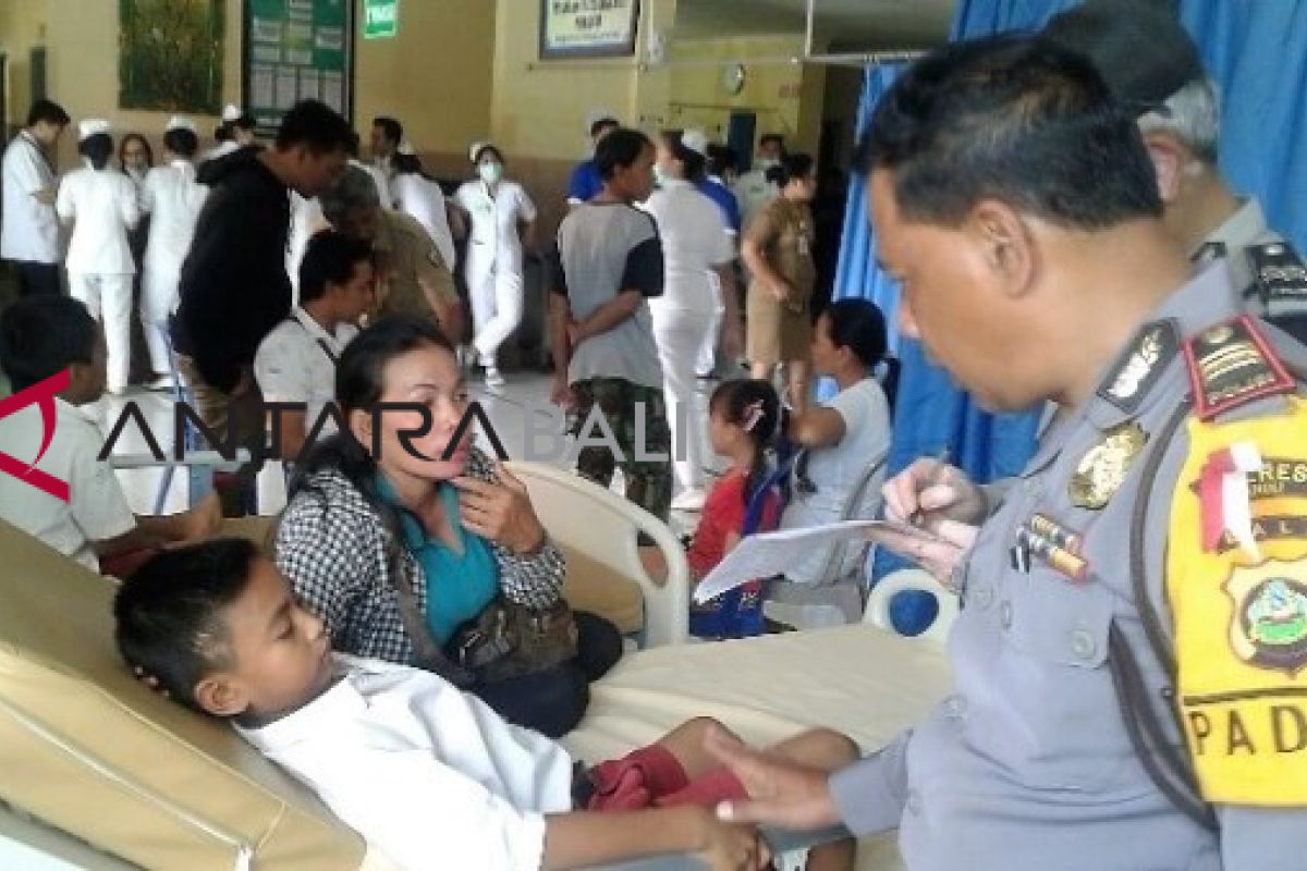 Polres Bangli tangani 14 pelajar keracunan makanan