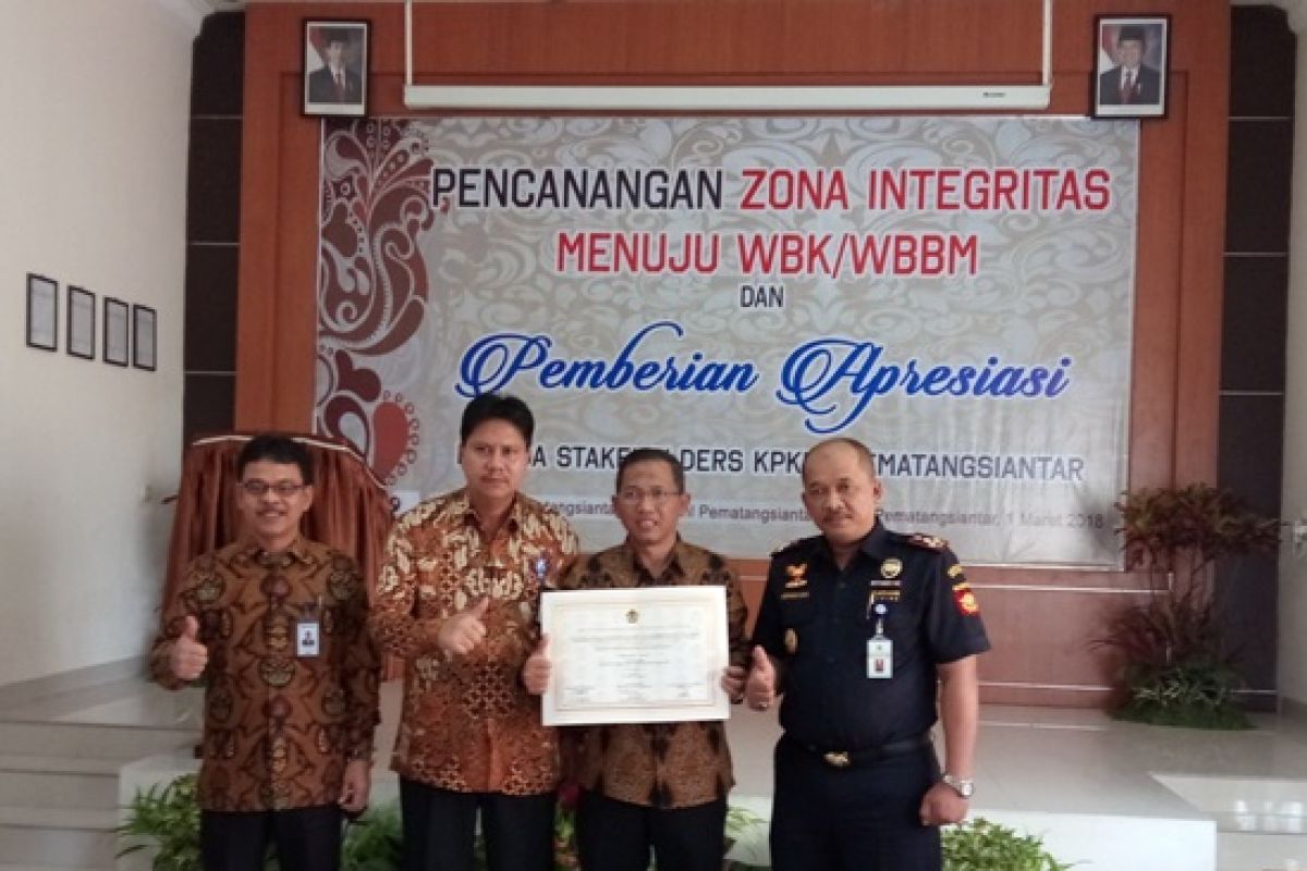 KPKNL Pematangsiantar ikrar wujudkan bebas korupsi