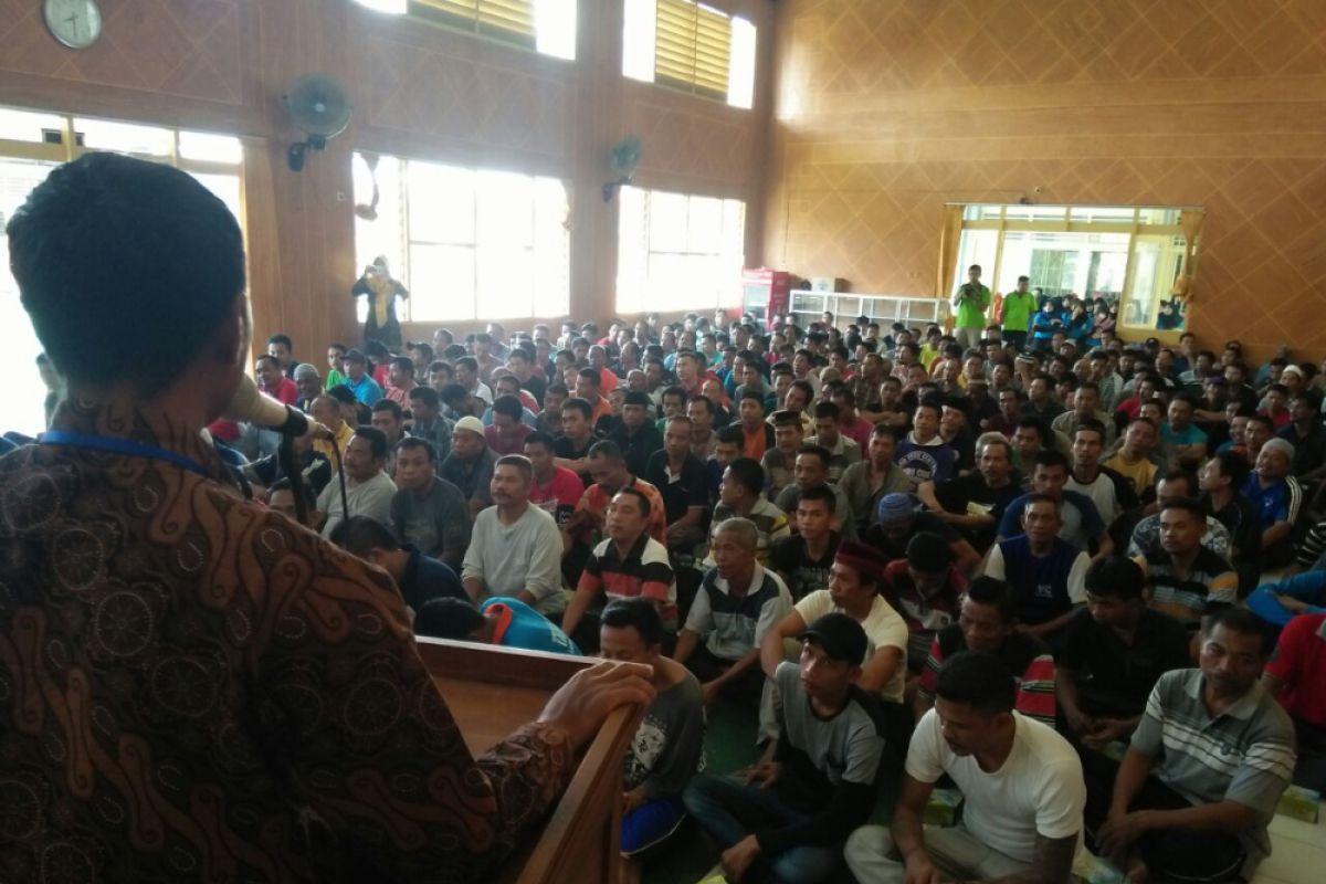 Ratusan Warga Binaan Lapas Bojonegoro Ikuti Sosialisasi Pilkada