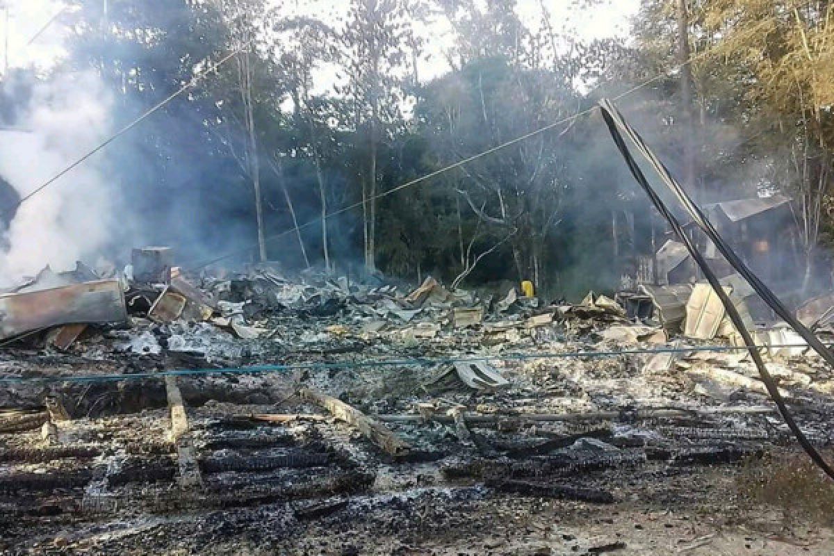 Polres Barito Utara selidiki kebakaran kantor PT Austral Byna