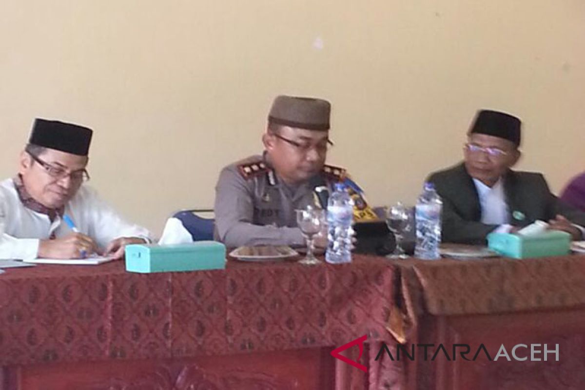 Kapolres Aceh Selatan ajak ulama sukseskan pilkada