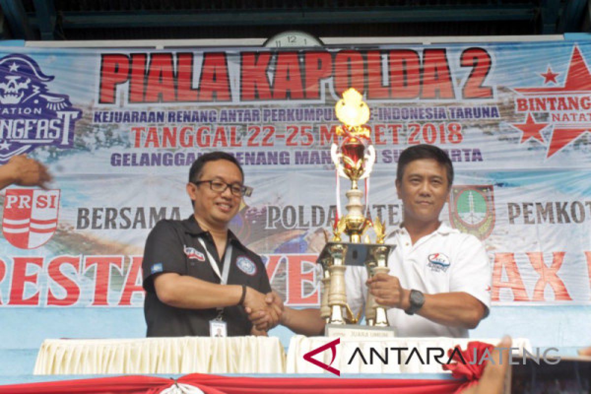 Surakarta donimasi perolehan medali kejurnas renang Piala Kapolda