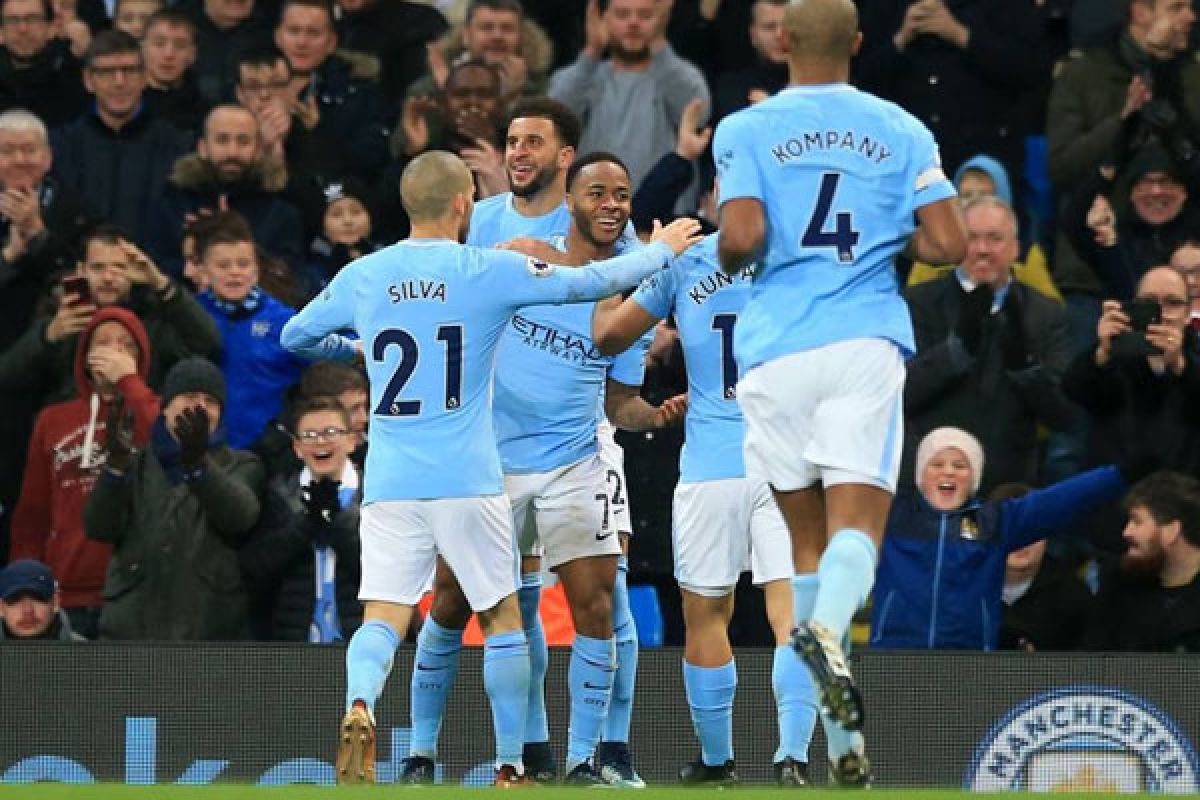 Manchester City singkirkan Leicester untuk menuju semifinal Piala Liga