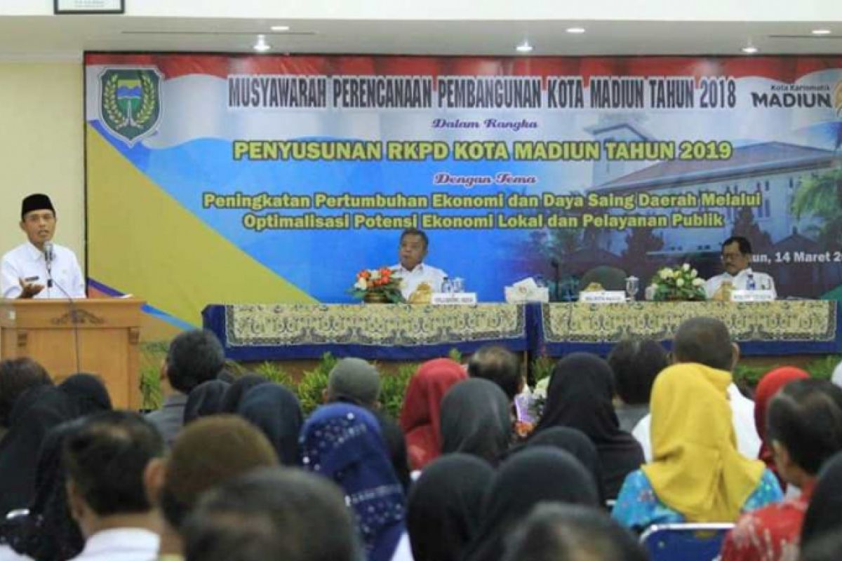 RKPD Kota Madiun 2019 Tingkatkan Pertumbuhan Ekonomi dan Daya Saing Daerah