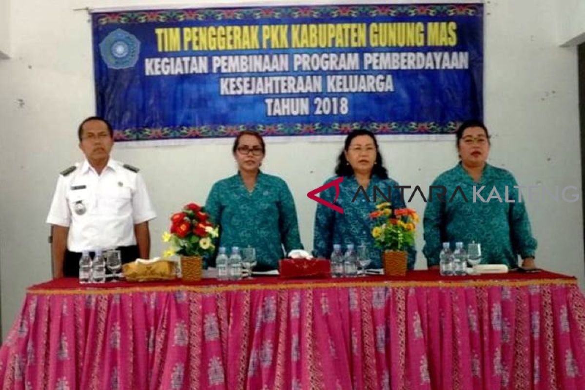 Kader PKK Gumas diminta jalankan Sepuluh Program
