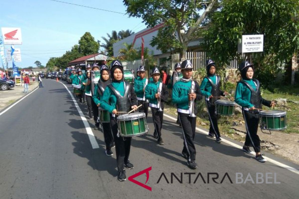 Ribuan warga Bangka Barat ramaikan pawai taaruf