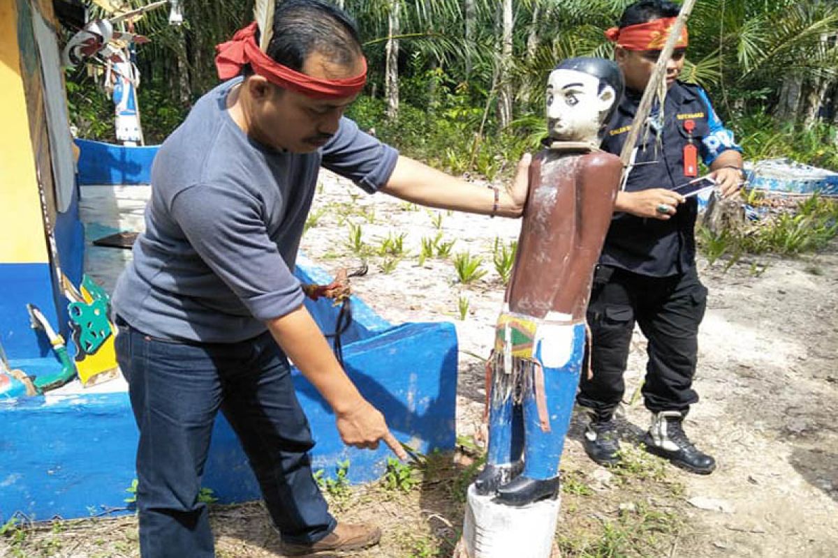 Tim investigasi DAD Kotim temukan kerusakan situs adat Dayak 'Sandung'