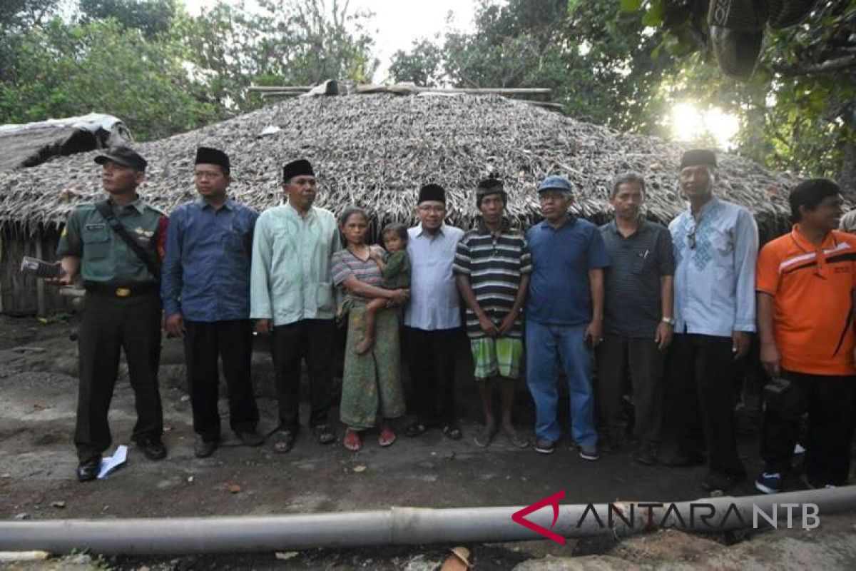 Buruh tani Lombok Utara dapat bantuan rumah