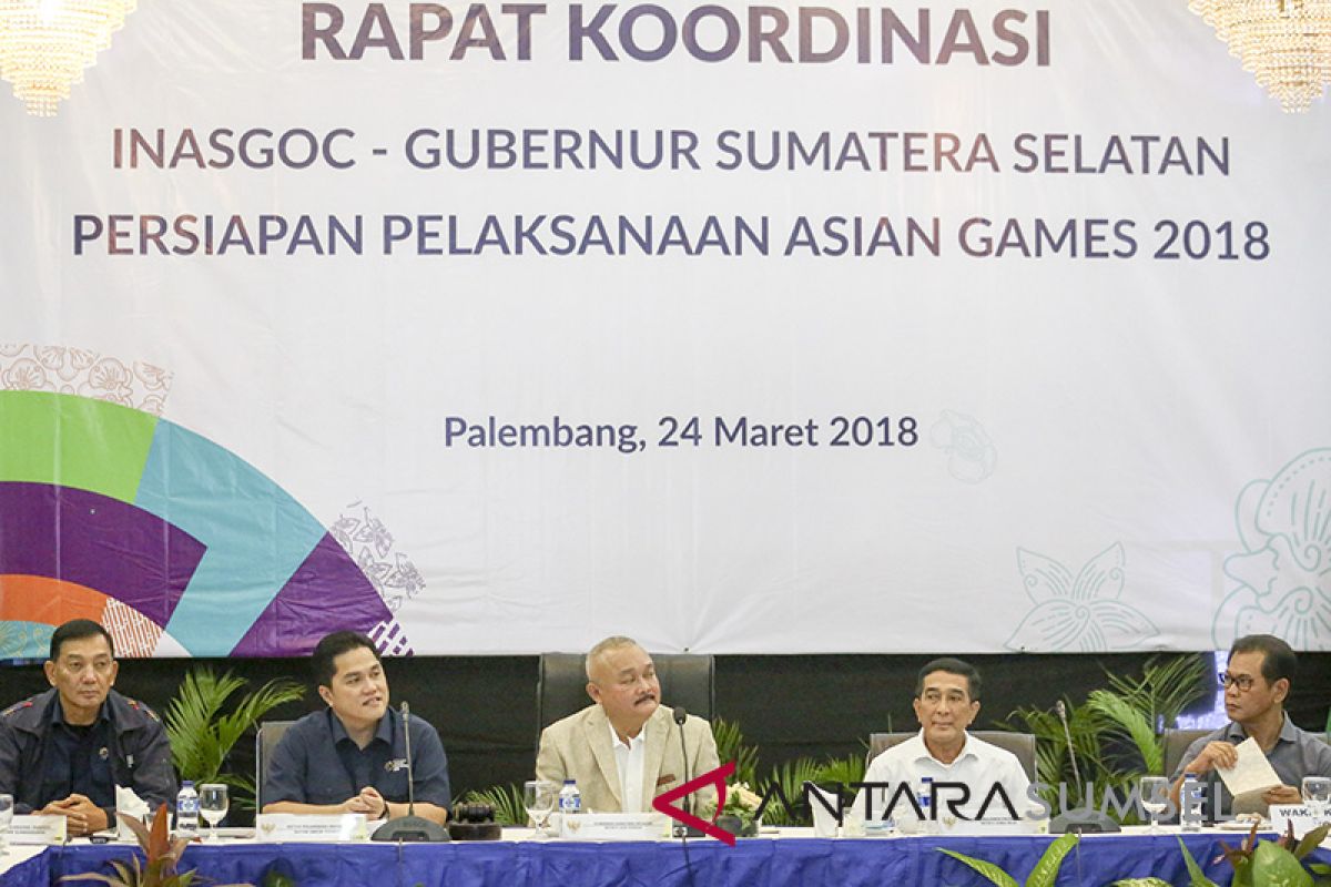 Gubernur minta Inasgoc tempatkan perwakilan di Palembang