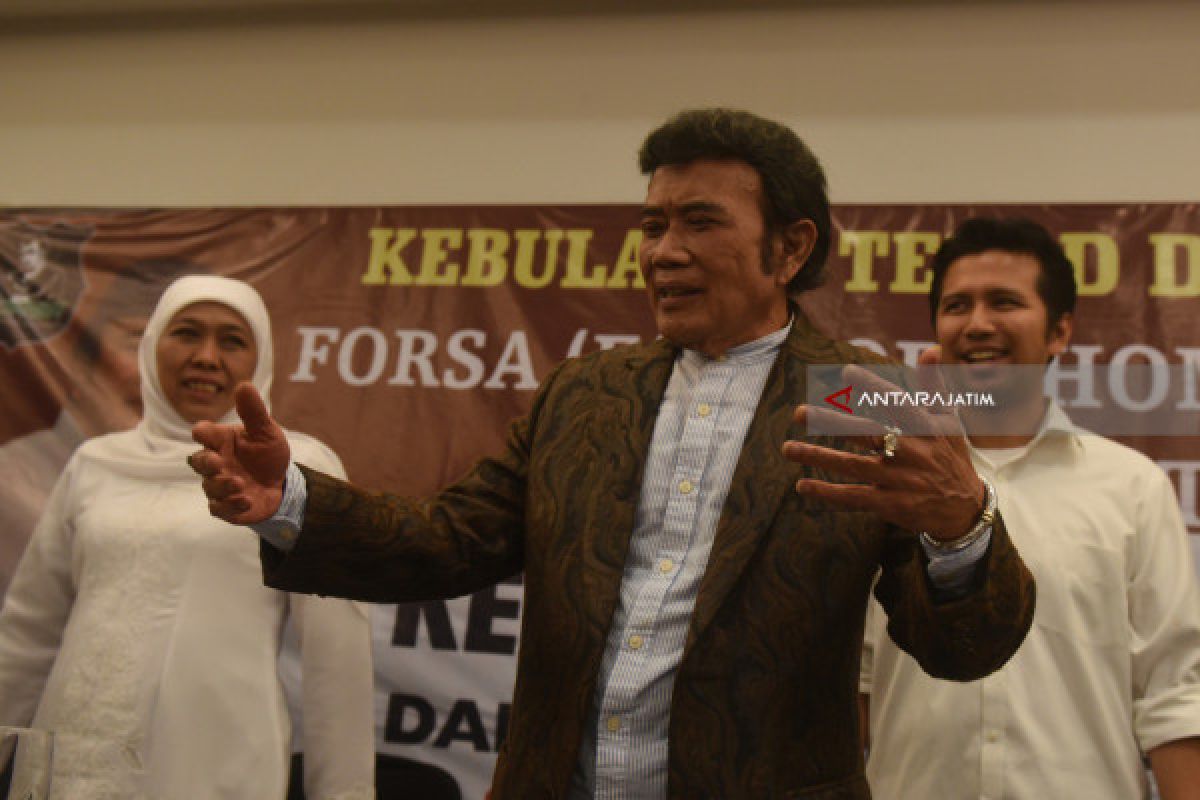 Khofifah Ajak Rhoma di Kampanye Terbuka Perdana