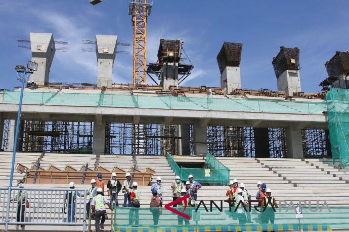 KONI Papua optimistis stadion Papua Bangkit selesai Desember 2018