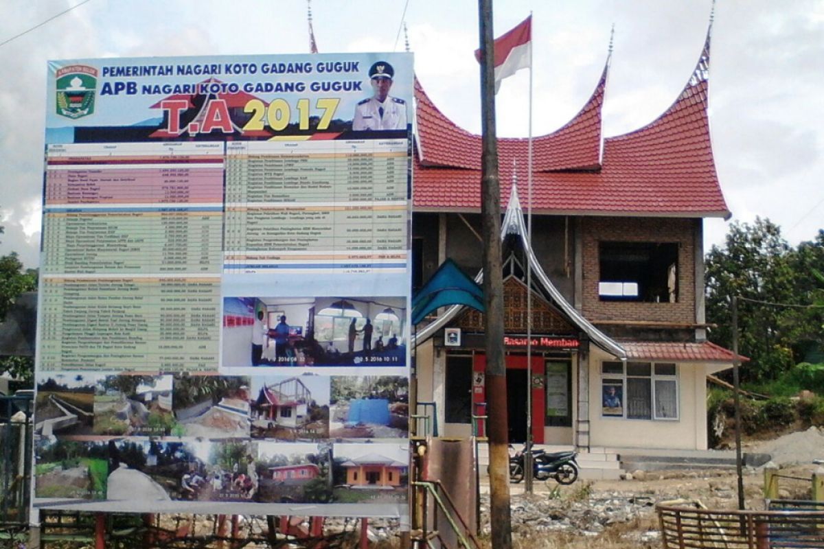 Perundingan pembangunan di Solok dimulai dari jorong