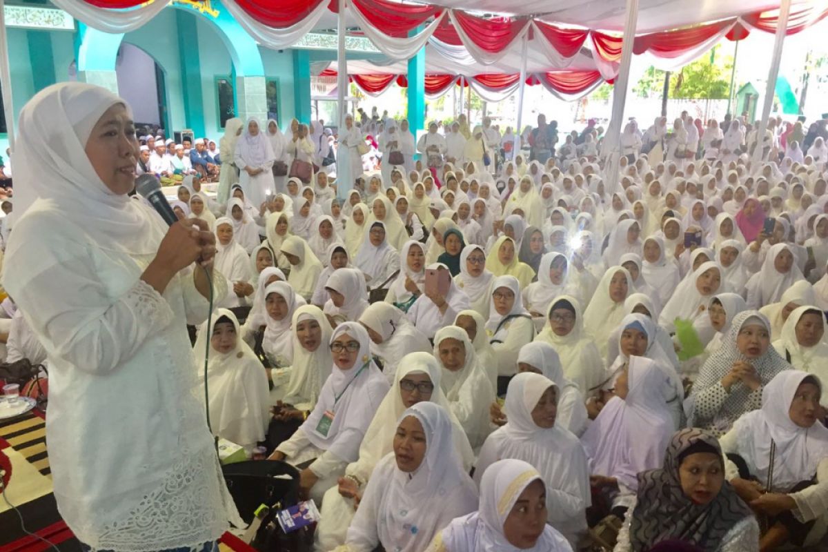 Khofifah Hadiri Istighasah untuk Pilkada Jatim Damai