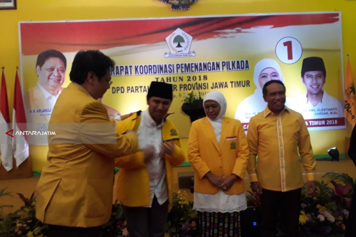 Golkar Tegaskan 100 Persen Dukung Khofifah-Emil