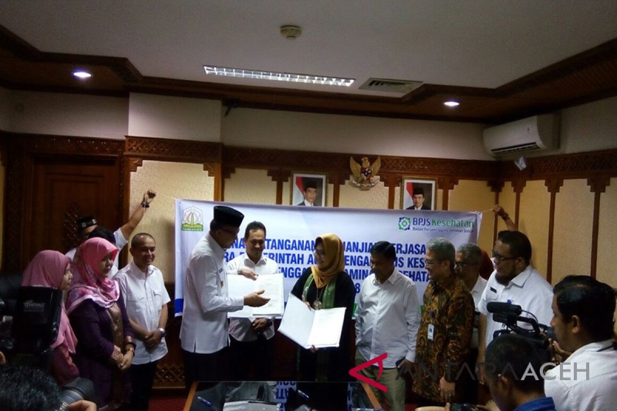 Aceh-BPJS Kesehatan tandatangani kerja sama JKA