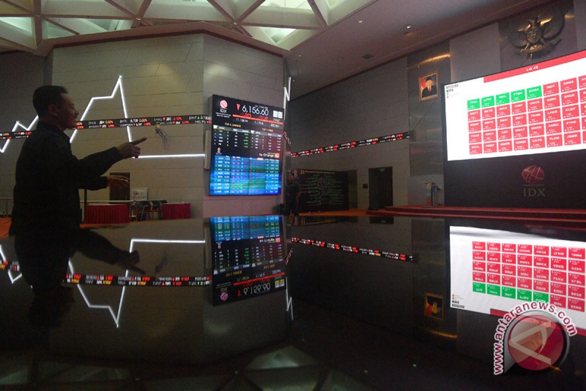 Indonesian stock exchange index closes stronger on Monday