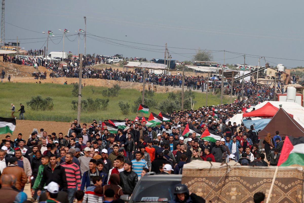 Pasukan Israel tewaskan 16 warga Palestina dalam aksi protes di Gaza