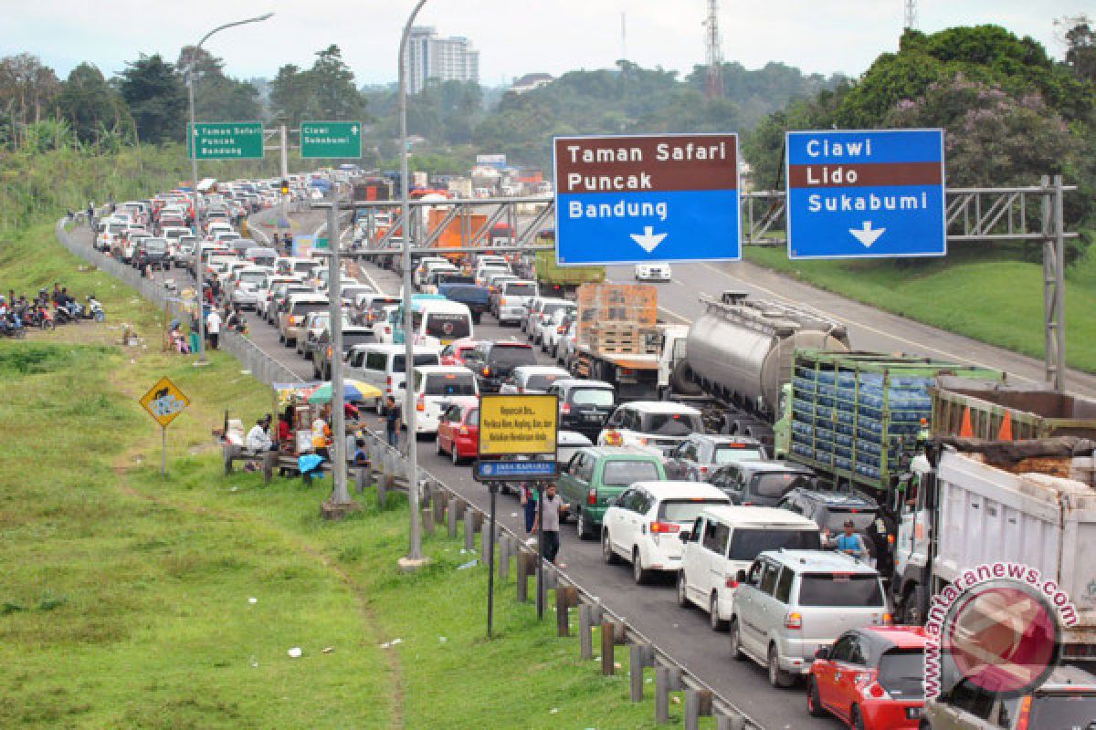 Jasa Marga: Gerbang tol Gadog ramai lancar