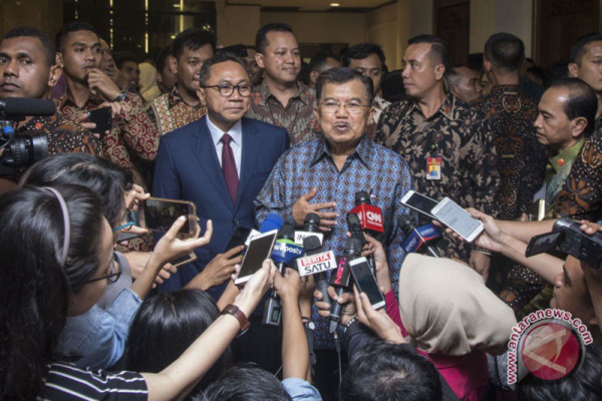 Zulkifli Hasan temui Jusuf Kalla untuk konsultasi soal tahun politik