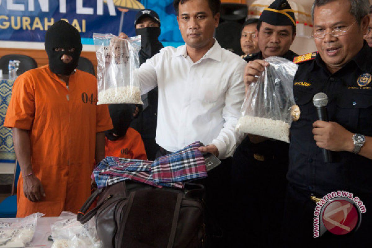 BC Bali ungkap 2 kilogram kokain dari Kolombia