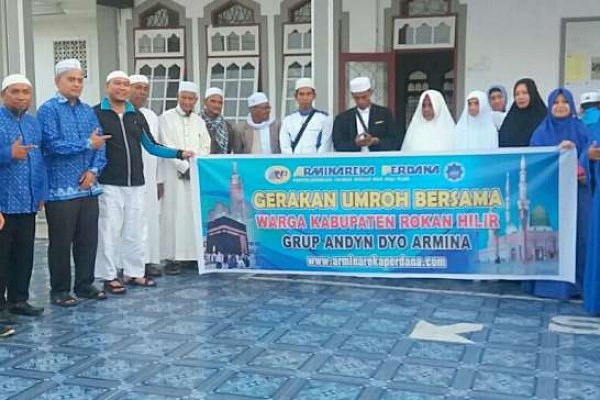 Arminareka Perdana Berangkatkan 20 Jamaah Umroh Rohil, dari Pekanbaru Langsung ke Medinah